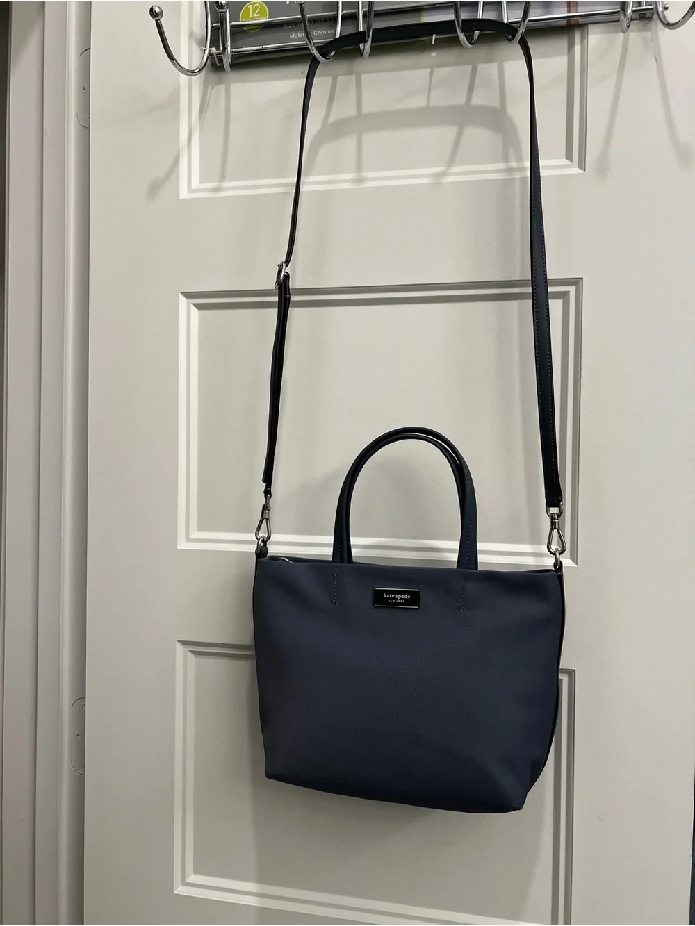 Kate Spade On Purpose Crossbody Tote Bag -Cinder Grey